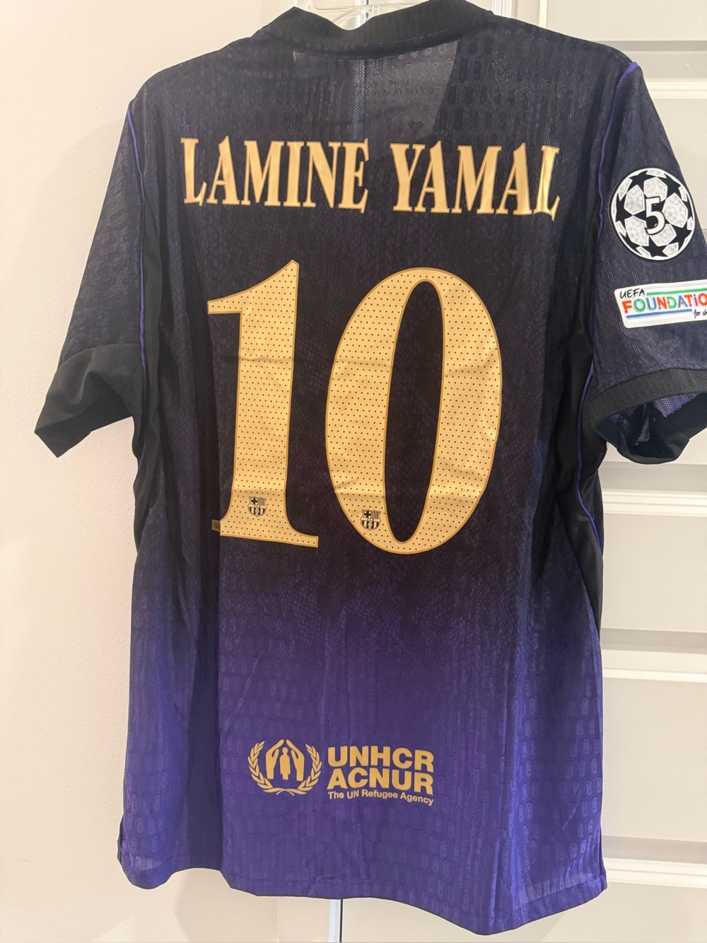NWT FC Barcelona Lamine Yamal #10 Away Player Version XXL Jersey